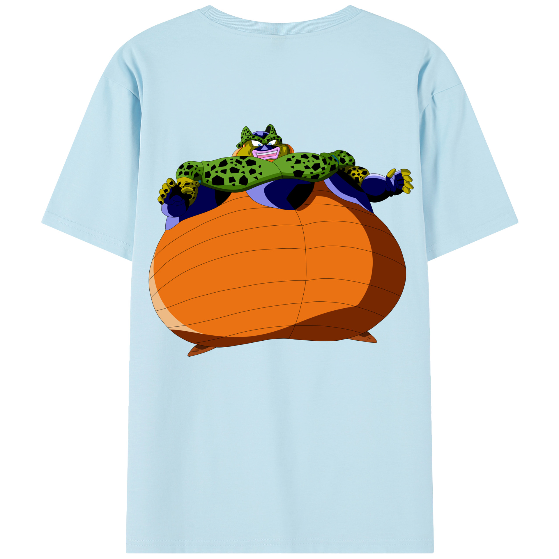 （画像用） ドラゴンボール セル DRAGON BALL Cell 綿100％半袖Tシャツ（背面プリント）